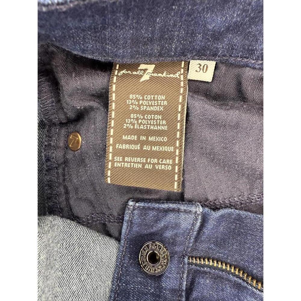 7 For All Mankind Women's Straight Leg Jeans- Size 30 - Picture 6 of 7